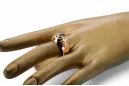Yellow Peridot Original Vintage 14K Rose Gold Ring Vintage style vrc078r